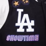 CHAMARRA ANGELES DODGERS ALL STAR VARSITY JACKET BLACK WHITE en STOCK