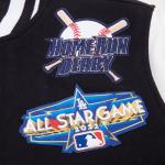 CHAMARRA ANGELES DODGERS ALL STAR VARSITY JACKET BLACK WHITE en STOCK