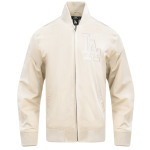 CHAMARRA ANGELES DODGERS NEUTRAL TWILL JACKET EGGSHELL en STOCK