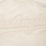 CHAMARRA ANGELES DODGERS NEUTRAL TWILL JACKET EGGSHELL en STOCK