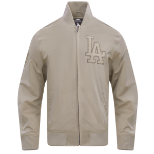 CHAMARRA ANGELES DODGERS NEUTRAL TWILL JACKET TAUPE en STOCK