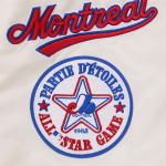 CHAMARRA REAL EXPOS RETRO CLASSIC RIB SATIN JACKET EGGSHELL ROYAL BLUE en STOCK