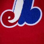 CHAMARRA REAL EXPOS RETRO CLASSIC RIB WOOL VARSITY JACKET RED WHITE en STOCK