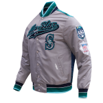 CHAMARRA ALL STAR 2023 RIB SATIN JACKET SILVER en STOCK