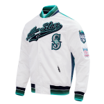 CHAMARRA ALL STAR 2023 RIB SATIN JACKET WHITE en STOCK