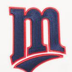 CHAMARRA NESOTA TWINS RETRO CLASSIC RIB VARSITY JACKET EGGSHELL RED en STOCK