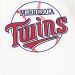 CHAMARRA NESOTA TWINS RETRO CLASSIC RIB VARSITY JACKET EGGSHELL RED en STOCK