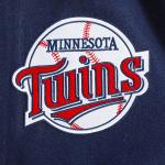 CHAMARRA NESOTA TWINS RETRO CLASSIC RIB VARSITY JACKET MIDNIGHT NAVY RED MIDNIGHT NAVY en STOCK