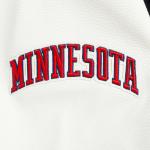 CHAMARRA NESOTA TWINS RETRO CLASSIC RIB VARSITY JACKET MIDNIGHT NAVY RED MIDNIGHT NAVY en STOCK