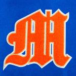 CHAMARRA YORK METS PRO PREP WOOL VARSITY JACKET ROYAL BLUE WHITE en STOCK