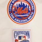 CHAMARRA YORK METS RETRO CLASSIC RIB SATIN JACKET EGGSHELL ROYAL BLUE en STOCK