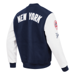 CHAMARRA YORK YANKEES CLASSIC WOOL VARSITY JACKET MIDNIGHT NAVY en STOCK