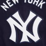 CHAMARRA YORK YANKEES RETRO CLASSIC RIB WOOL VARSITY JACKET MIDNIGHT NAVY WHITE en STOCK