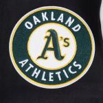 CHAMARRA LAND ATHLETICS MASH UP M RIB WOOL VARSITY JACKET BLACK WHITE en STOCK