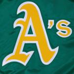 CHAMARRA AND ATHLETICS RETRO CLASSIC RIB SATIN JACKET KELLY GREEN en STOCK