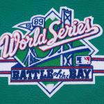 CHAMARRA AND ATHLETICS RETRO CLASSIC RIB WOOL VARSITY JACKET KELLY GREEN en STOCK