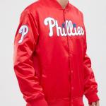 CHAMARRA ADELPHIA PHILLIES TEAM BIG LOGO SATIN JACKET RED en STOCK