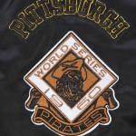 CHAMARRA SBURGH PIRATES RETRO CLASSIC RIB SATIN JACKET BLACK YELLOW en STOCK