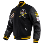 CHAMARRA SBURGH PIRATES RETRO CLASSIC RIB WOOL VARSITY JACKET BLACK YELLOW en STOCK