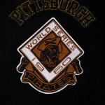 CHAMARRA SBURGH PIRATES RETRO CLASSIC RIB WOOL VARSITY JACKET BLACK YELLOW en STOCK