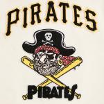 CHAMARRA SBURGH PIRATES RETRO CLASSIC RIB WOOL VARSITY JACKET EGGSHELL BLACK en STOCK