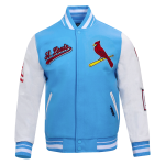 CHAMARRA ST LOUIS CARDINALS SCRIPT TAIL MENS RIB WOOL VARSITY UNIVERSITY BLUE WHITE en STOCK