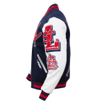 CHAMARRA OUIS CARDINALS RETRO MASH UP RIB WOOL VARSITY JACKET MIDNIGHT NAVY RED MIDNIGHT NAVY en STOCK