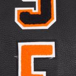 CHAMARRA SAN FRANCISCO GIANTS SCRIPT TAIL MENS RIB WOOL VARSITY EGGSHELL BLACK en STOCK