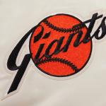 CHAMARRA FRANCISCO GIANTS RETRO CLASSIC RIB SATIN JACKET EGGSHELL BLACK en STOCK