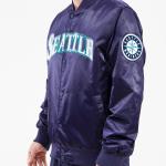 CHAMARRA TLE MARINERS BIG LOGO SATIN JACKET MIDNIGHT NAVY en STOCK