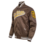 CHAMARRA SAN DIEGO PADRES SCRIPT TAIL MENS SATIN JACKET BROWN en STOCK
