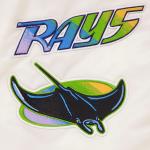 CHAMARRA A DEVIL RAYS RETRO CLASSIC RIB SATIN JACKET EGGSHELL MIDNIGHT NAVY en STOCK