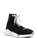 SNEAKERS TENIS BALENCIAGA SPEED TRAINER BLACK LACES STRIPES en STOCK