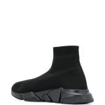 SNEAKERS TENIS BALENCIAGA SPEED TRAINER BLACK WORDS en STOCK