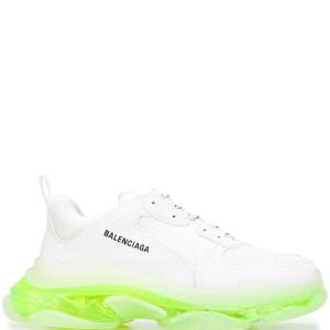 SNEAKERS TENIS BALENCIAGA TRIPLE S WHITE NEON TRANSPARENT en STOCK