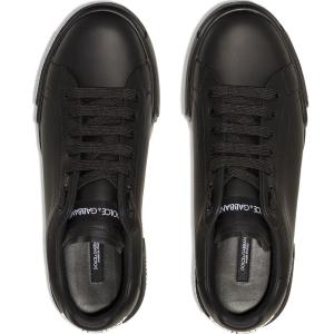 SNEAKERS TENIS DOLCE AND GABANNA PORTOFINO ALL BLACK en STOCK
