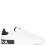 SNEAKERS TENIS DOLCE AND GABANNA PORTOFINO BLACK WHITE en STOCK