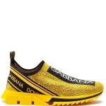 SNEAKERS TENIS DOLCE AND GABANNA SORRENTO DIAMONDS YELLOW en STOCK