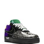 SNEAKERS TENIS LOUIS VUITTON NIKE AIR FORCE 1 LOW BY VIRGIL ABLOH NEGRO PLATEADO METALICO en STOCK
