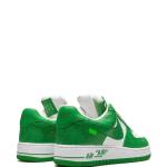 SNEAKERS TENIS LOUIS VUITTON NIKE AIR FORCE 1 BAJO POR VIRGIL ABLOH BLANCO VERDE en STOCK