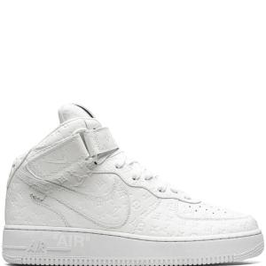 SNEAKERS TENIS LOUIS VUITTON NIKE AIR FORCE 1 MID POR VIRGIL ABLOH BLANCO en STOCK