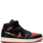 SNEAKERS TENIS NIKE JORDAN 1 MID DIA DE MUERTOS en STOCK
