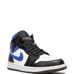 SNEAKERS TENIS NIKE JORDAN 1 MID WHITE BLACK RACER BLUE en STOCK