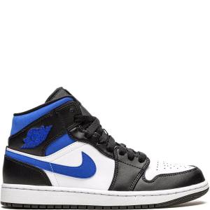 SNEAKERS TENIS NIKE JORDAN 1 MID WHITE BLACK RACER BLUE en STOCK