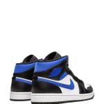SNEAKERS TENIS NIKE JORDAN 1 MID WHITE BLACK RACER BLUE en STOCK