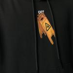 SUDADERA OFF WHITE HOODIE PASCAL SKELETON BLACK